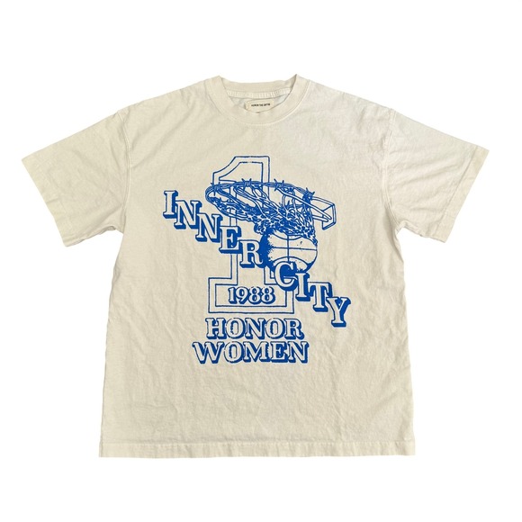 Honor The Gift Other - Honor The Gift Inner City 1988 Honor Women Graphic T-Shirt Cream Mens Small